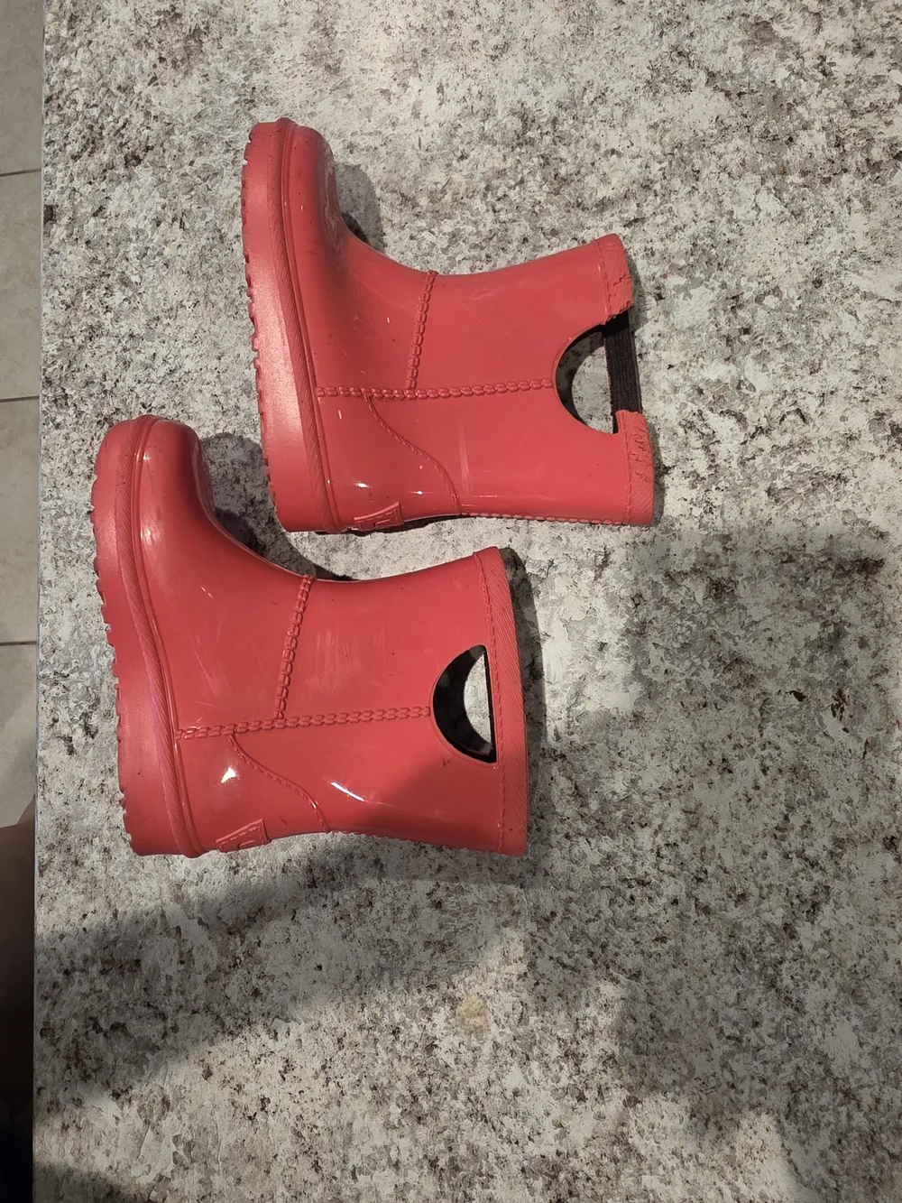 UGG Pink Rain Boots Toddler 7